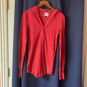 PINK Victoria's Secret Red Knit Top